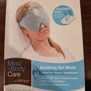Soothing Gel Mask for Sinus & Headache Relief — Light Blue